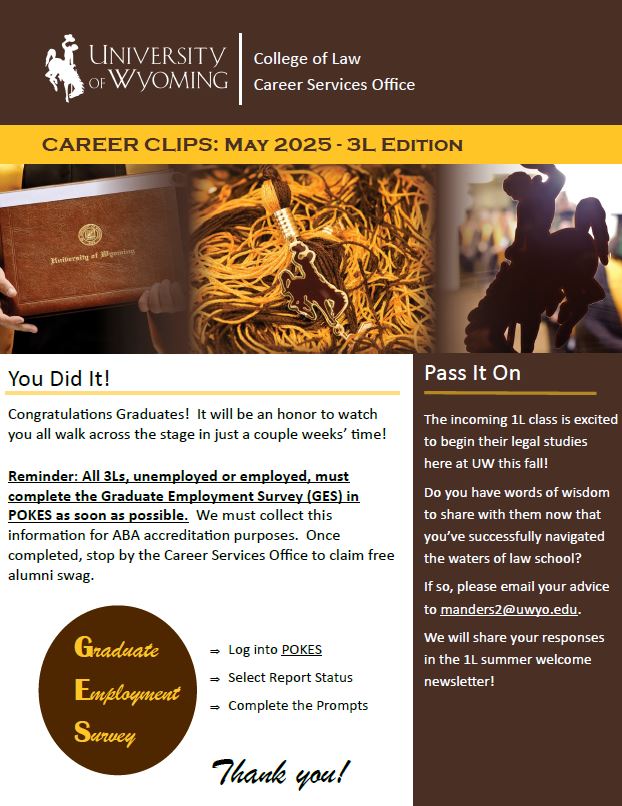 May 3L Newsletter Cover Page