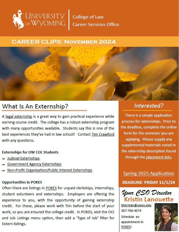 November Newsletter Cover Page Image