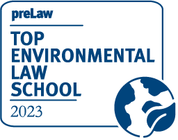 preLaw Top Environmental Law School 2023 badge