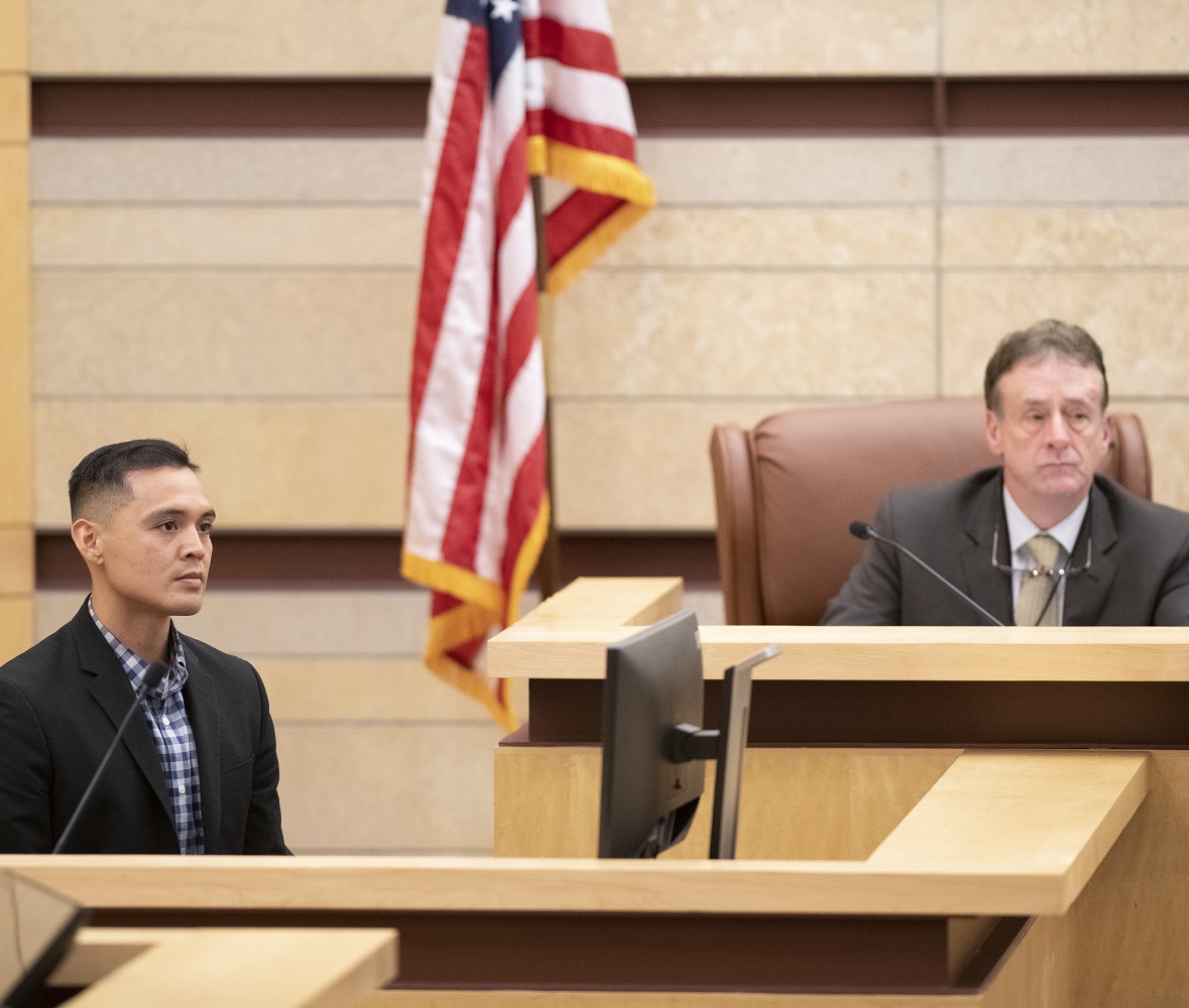 students in courtroom