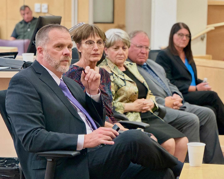 Justices from the Wyoming Supreme Court hear oral arguments