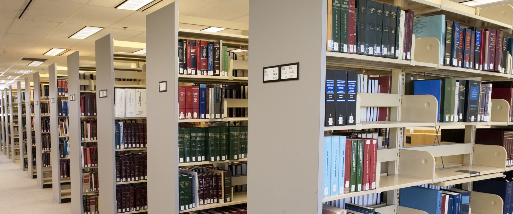 law library shelves