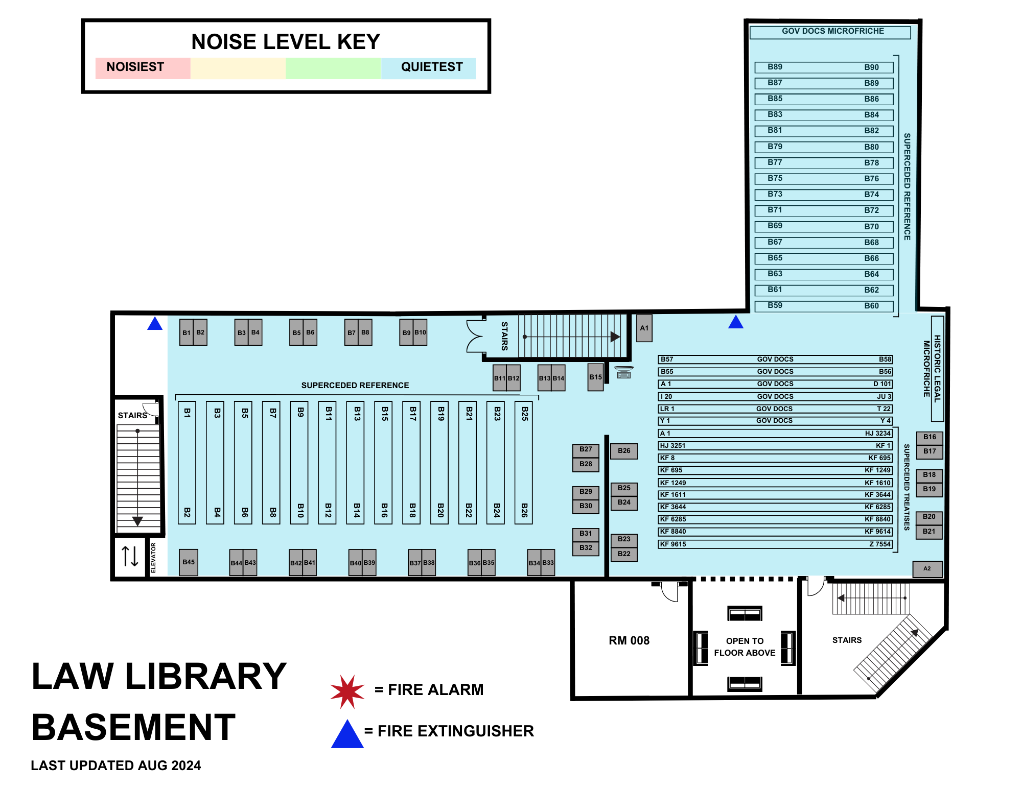 law library basement map