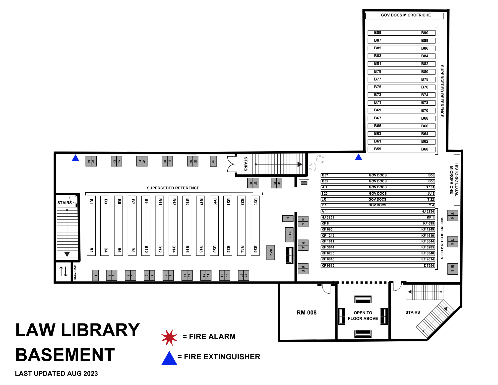 law library basement map