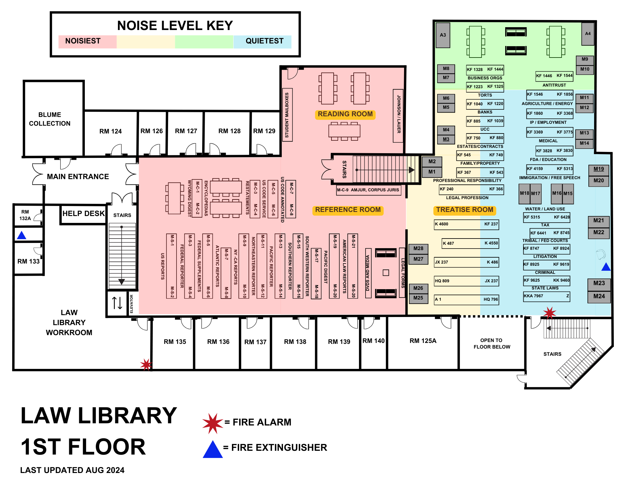 law library 1st floor map