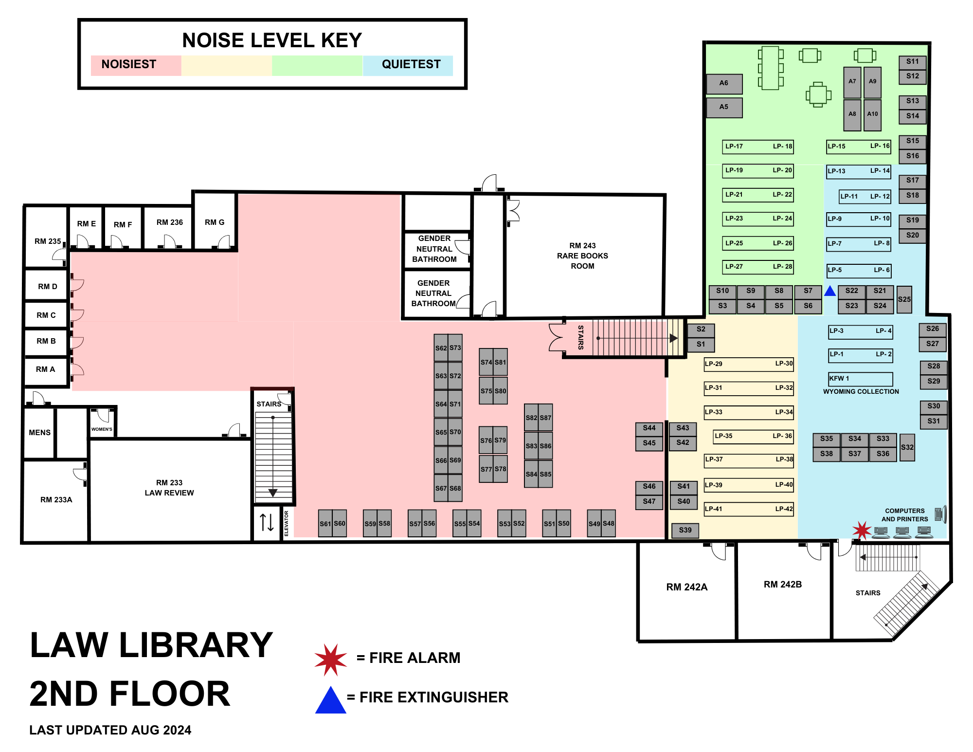 law library 2nd floor map
