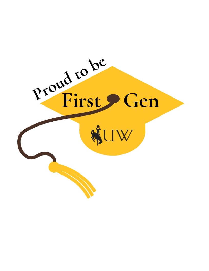 button stating Proud to be First Generation at UW
