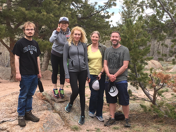 Lab hike at Turtle Rock