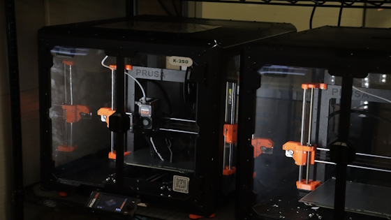 3-D printers in the Innovation Center