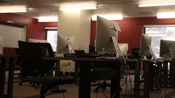 Macbooks in Studio Coe.