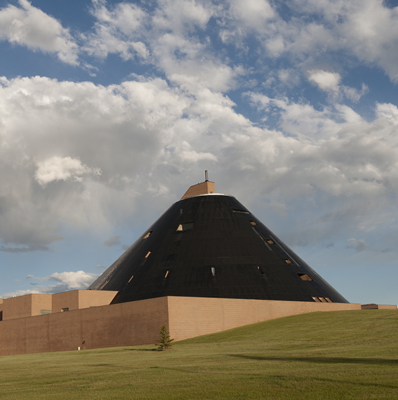 exterior of the American Heritage Center