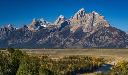 The Teton mountains