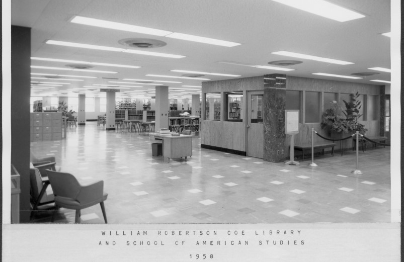 Coe Library in 1958