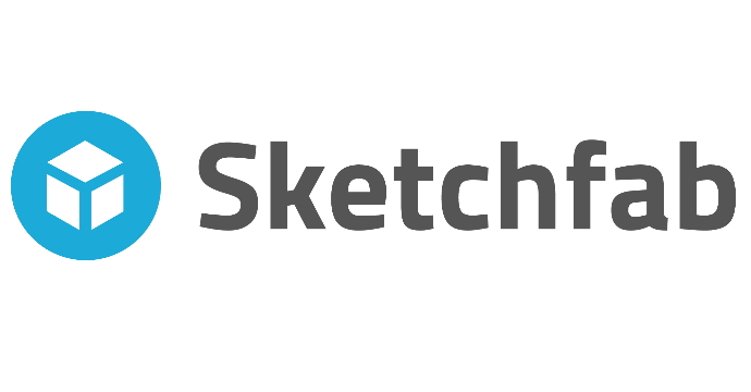 Sketchfab logo.