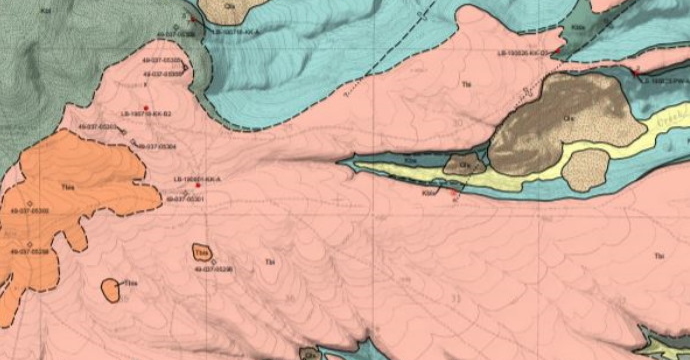 Geological map of Wyoming
