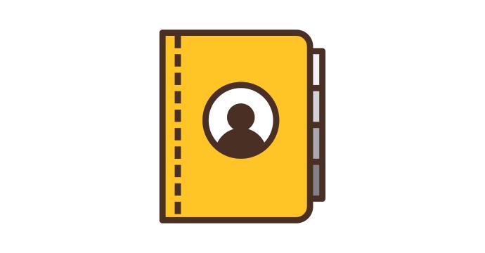 flat icon for staff and faculty directory