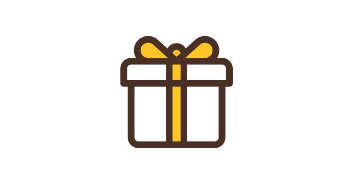 flat icon for giving 