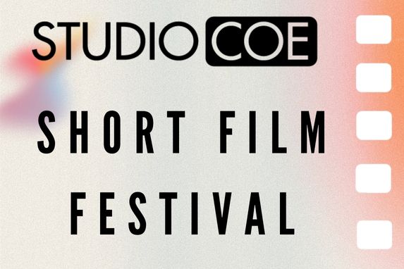 decorative image with text that reads: Studio Coe Film Festival