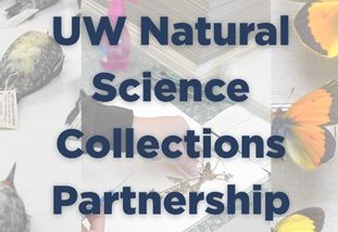decorative imag with text that reads UW Natural Science Collections Partnership
