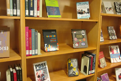 new book shelf in Coe Library