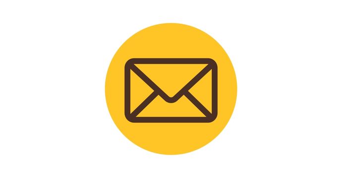 flat icon for contact information