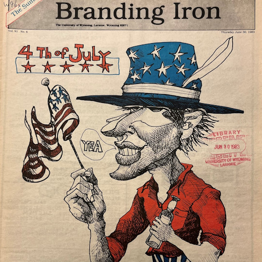July 4th Branding Iron issue