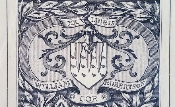 Coe book plate