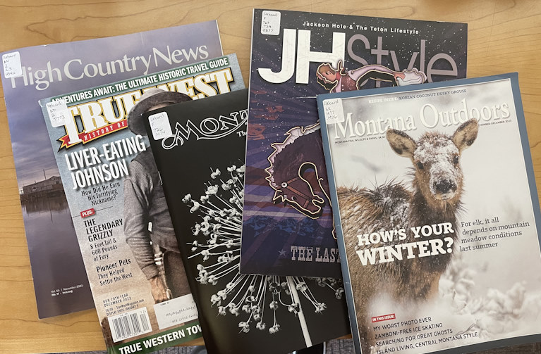Various Wyoming magazines