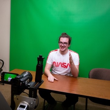 Studio Coe video recording space.