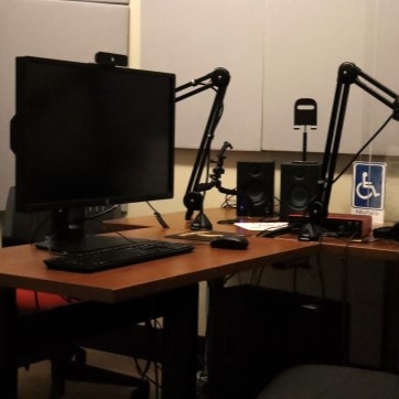 Studio Coe audio space.