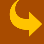 right swooping arrow icon