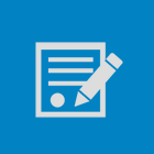 icon of pencil and paper