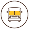 icon of a bus