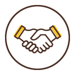 Icon of a handshake