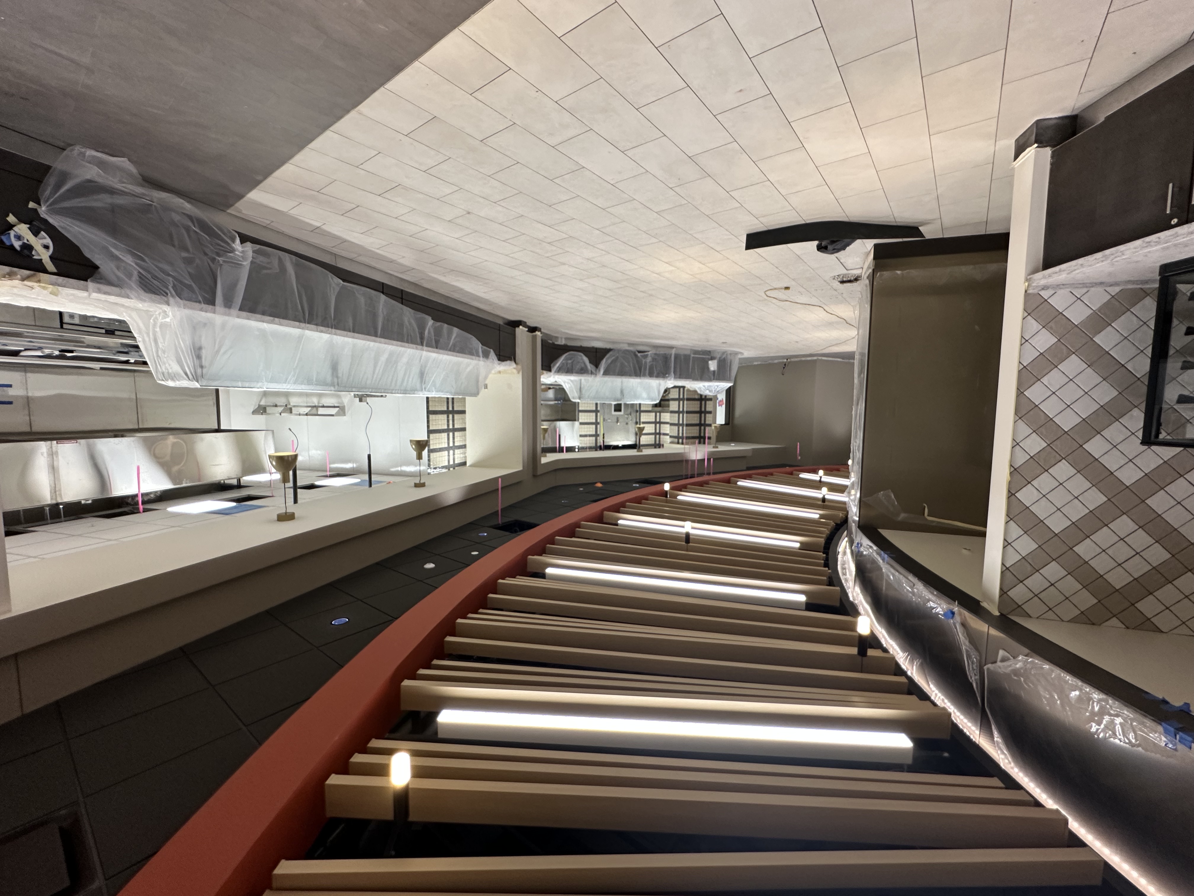Interior of the Dining Center