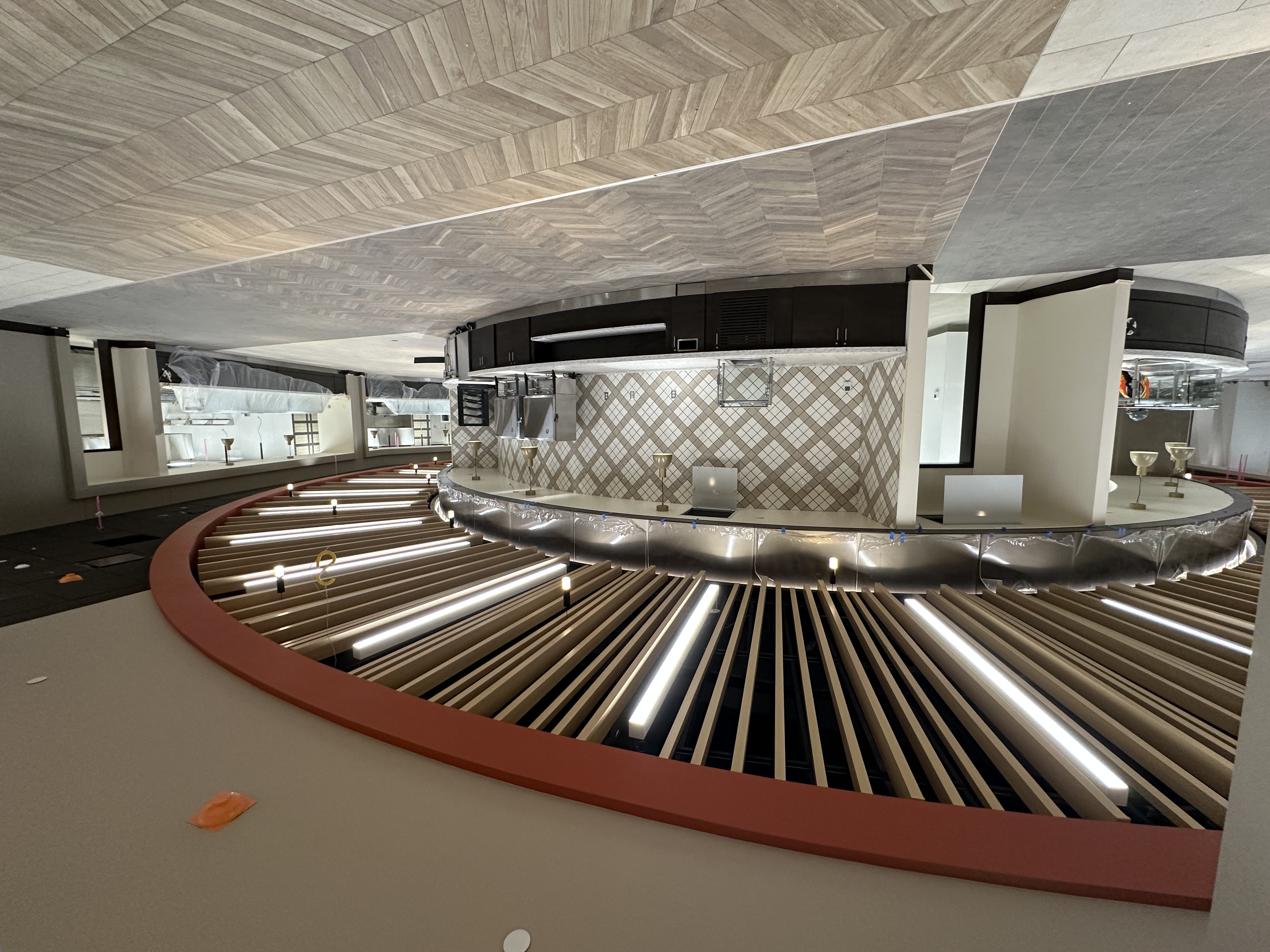 Interior of the Dining Center