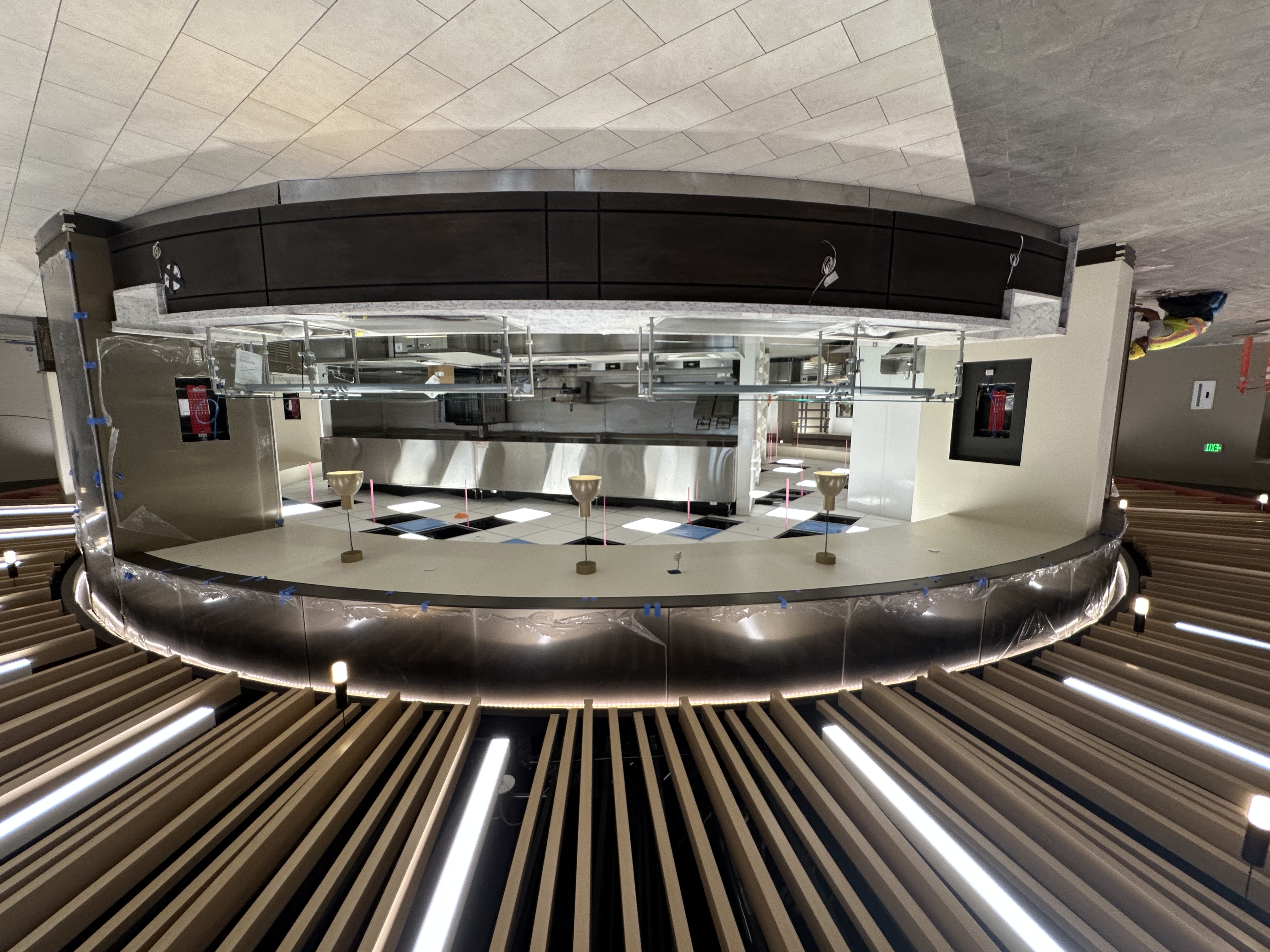 Interior of the Dining Center