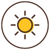 Icon of a sun