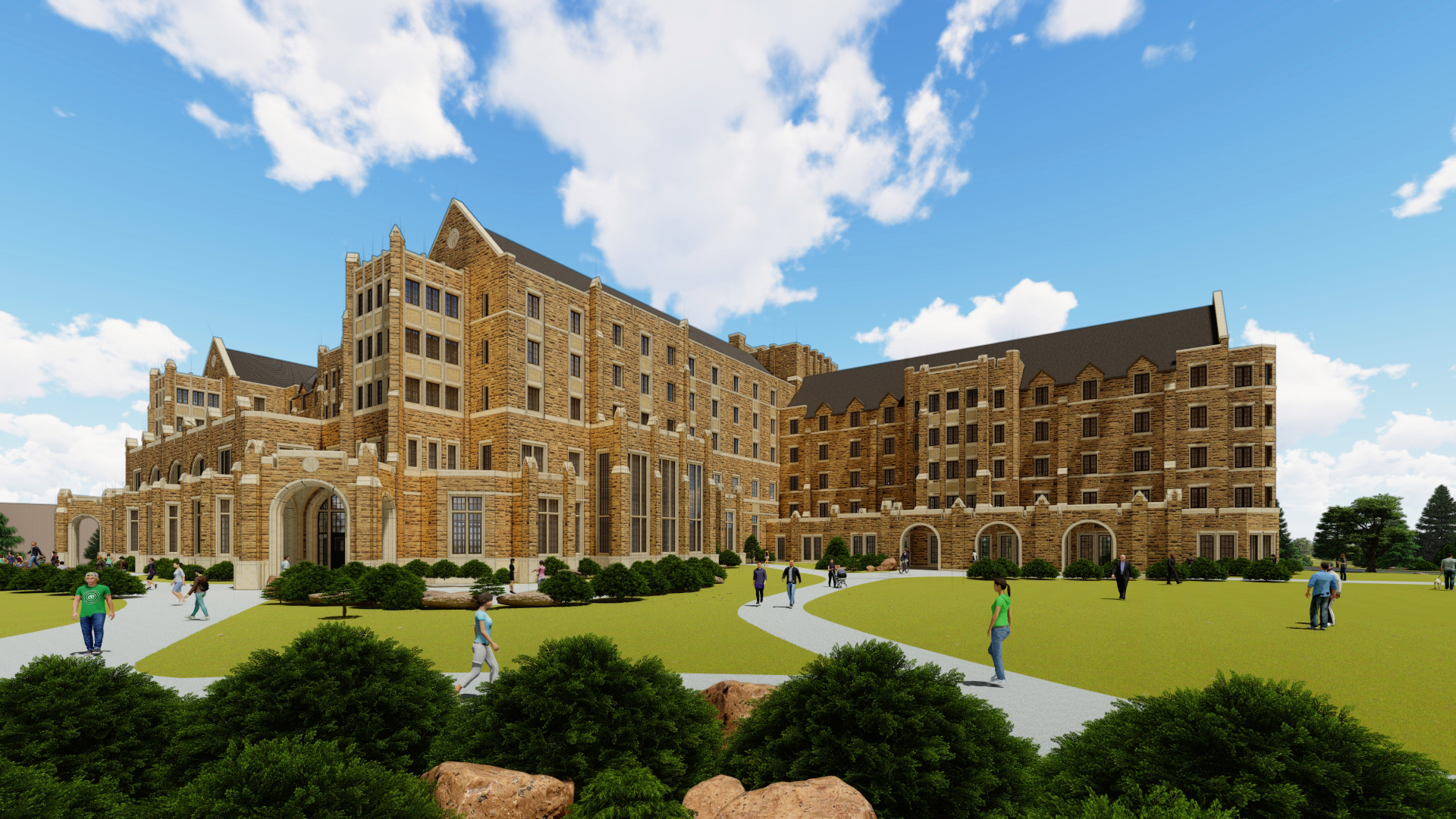 An image of the new North Hall