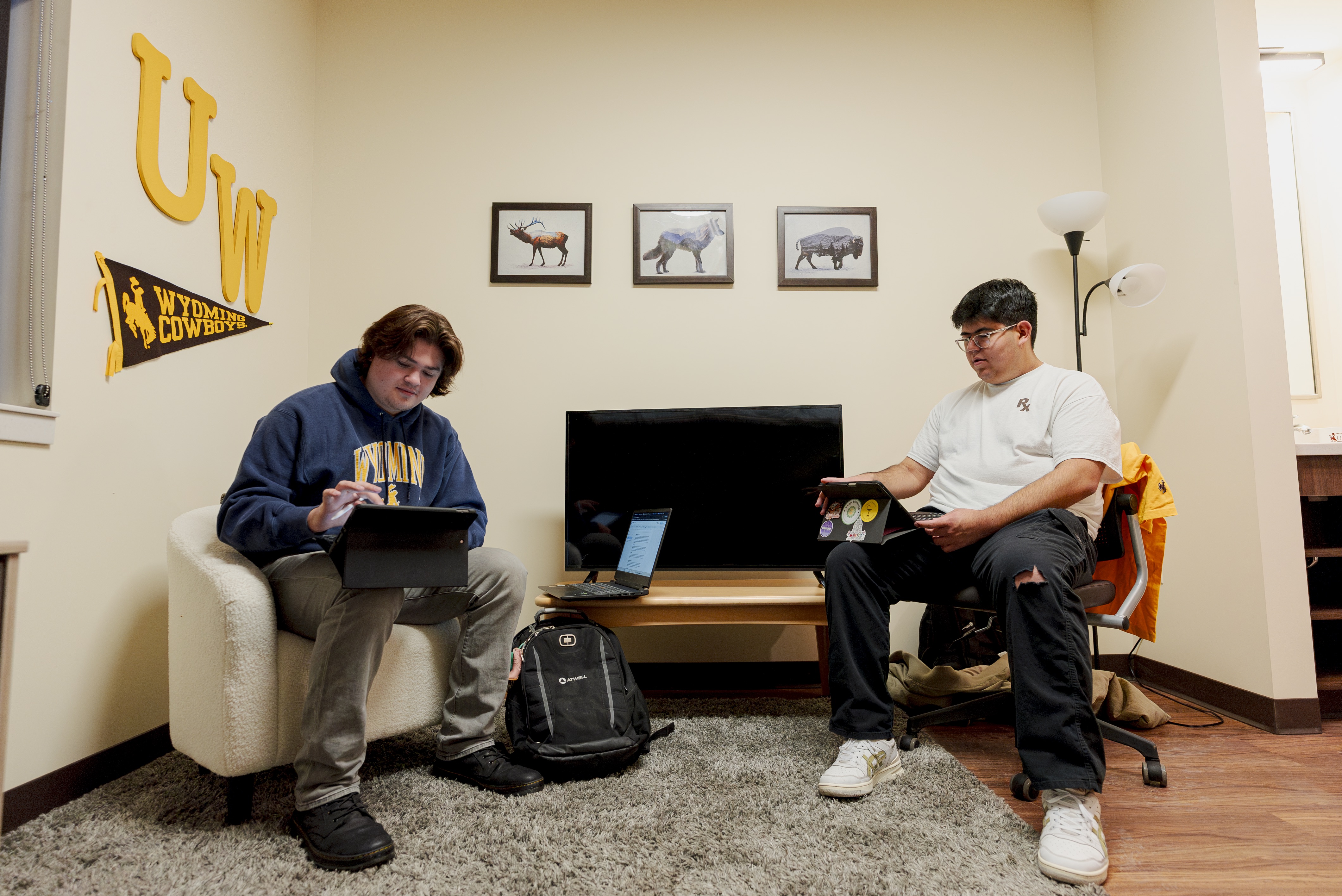 College Students Studying