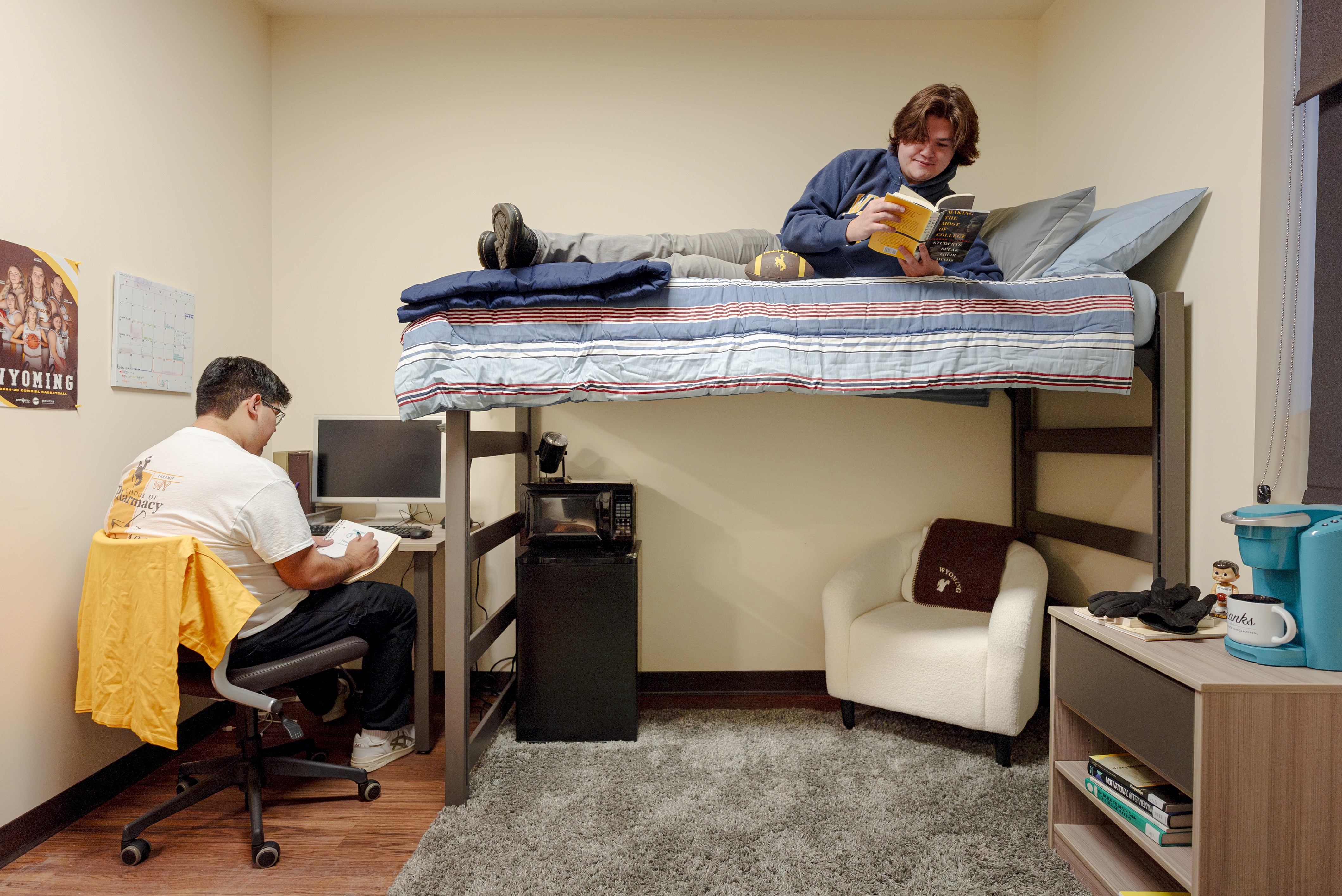 College Students Studying