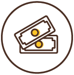 Icon of money