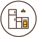 Icon of kitchenette