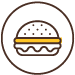 Icon of a burger