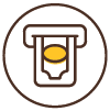 icon of money deposit