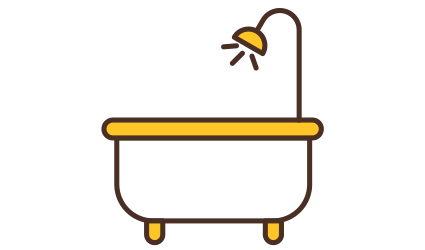 Icon of a bath