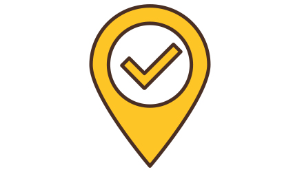 Icon of a location pin