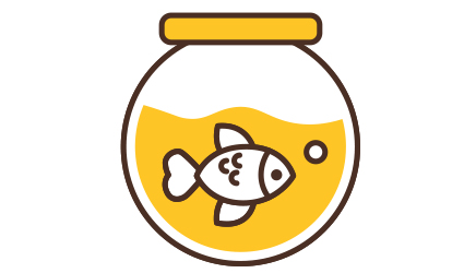 Icon of a fishbowl