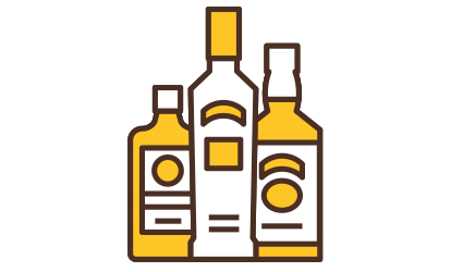 Icon of alochol