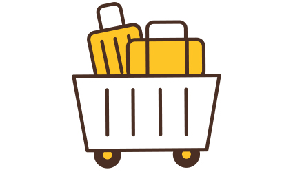 Icon of a move-in cart